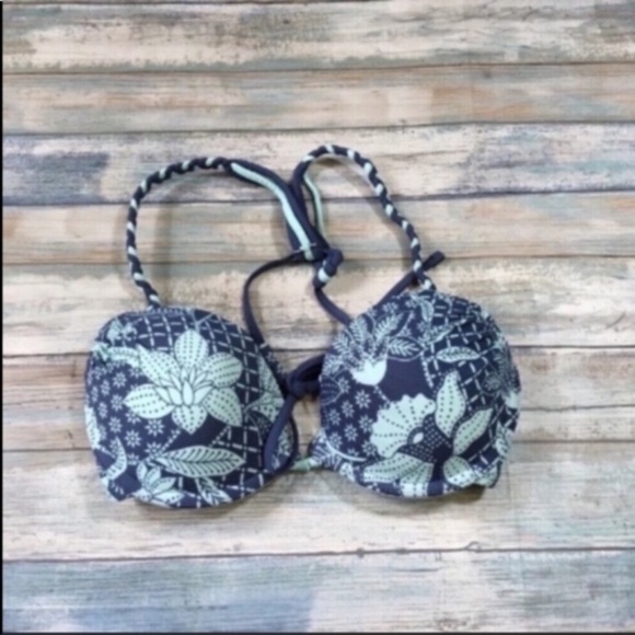 Xhilaration Blue Push Up Bikini Top - Picture 2 of 6